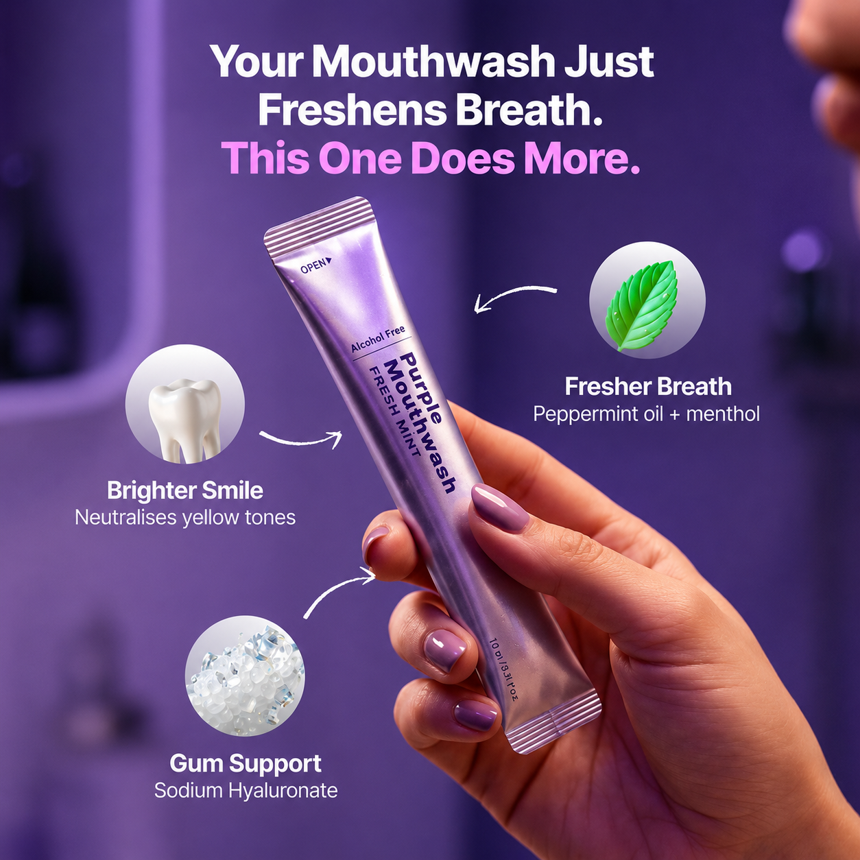Purple Mouthwash